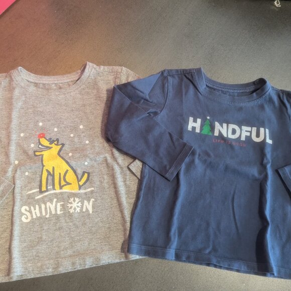 Life Is Good Holiday Long-sleeve Ts - Picture 1 of 7